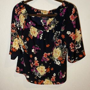Renee C Flowered Blouse